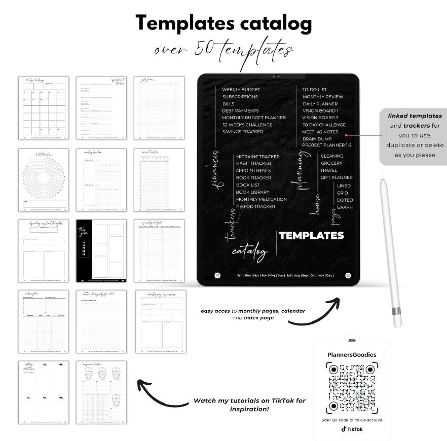 All-in-One Digital Planner 2026 Undated