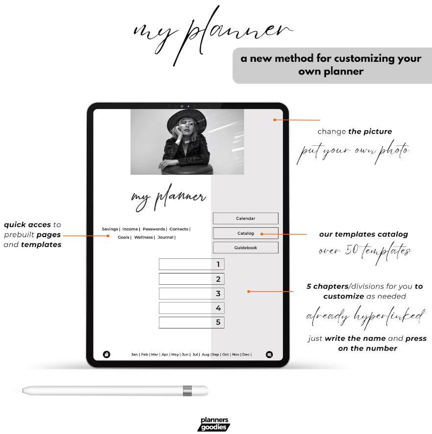 All-in-One Digital Planner 2026 Undated