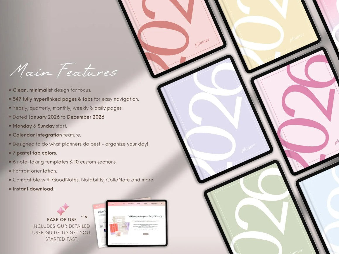 From Chaos to Clarity — Your 2026 Planner Is Here