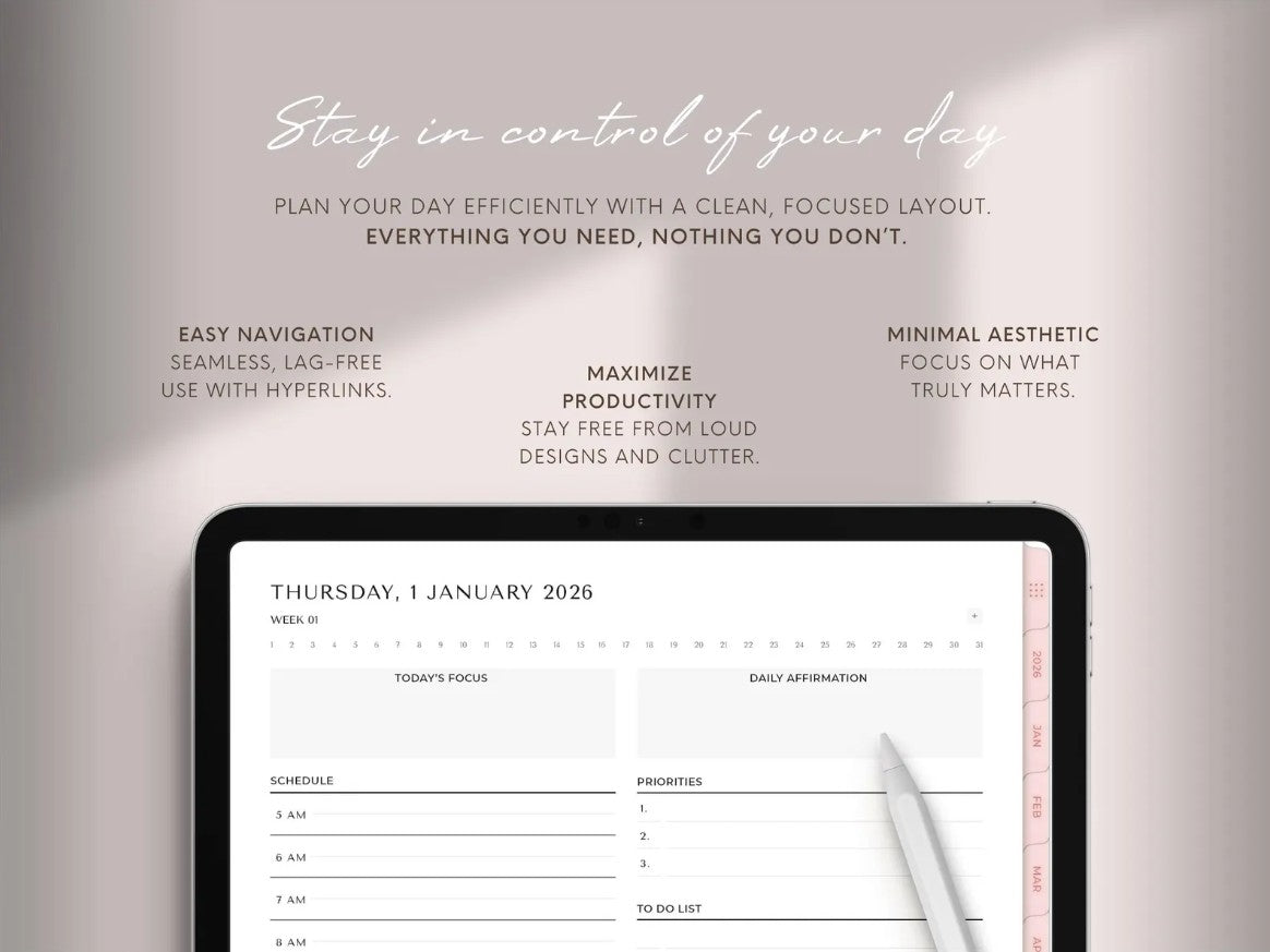 From Chaos to Clarity — Your 2026 Planner Is Here