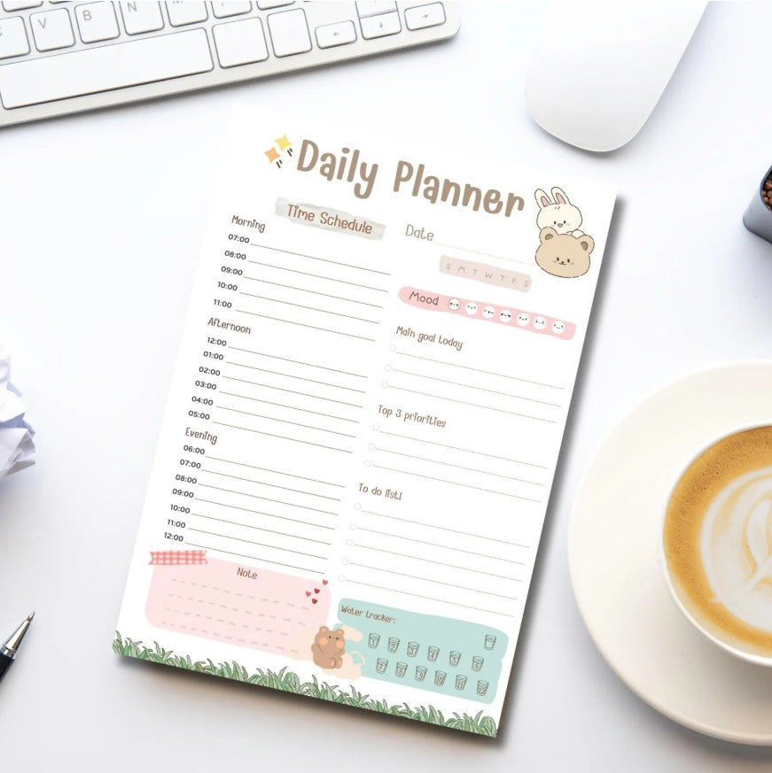 Kawaii Bunny Bear Planner