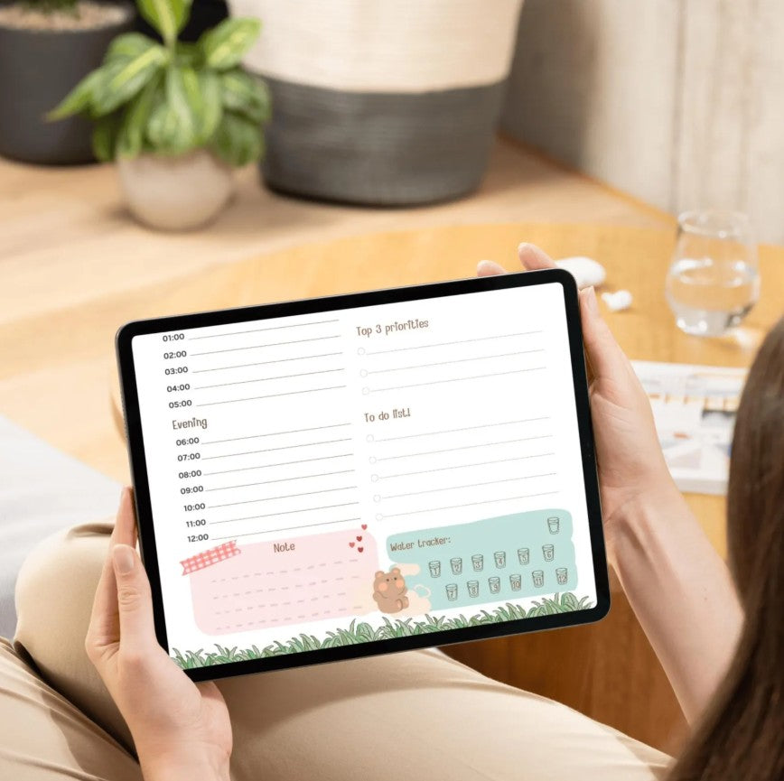 Kawaii Bunny Bear Planner