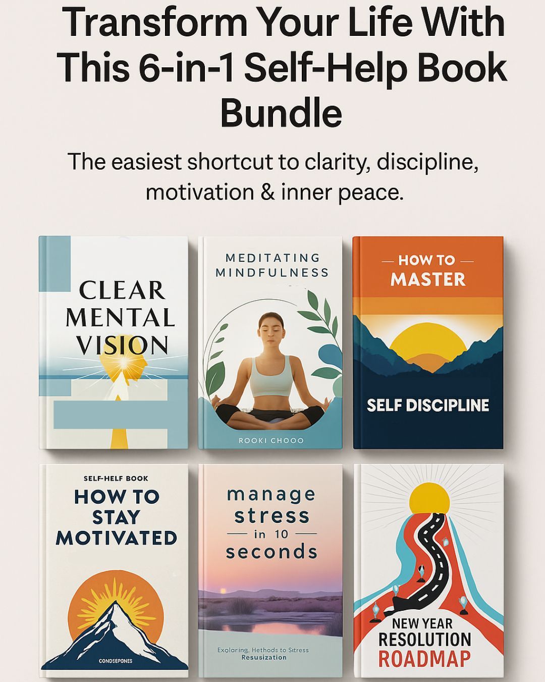 SELF-HELP BOOK MEGA BUNDLE (6 Books)